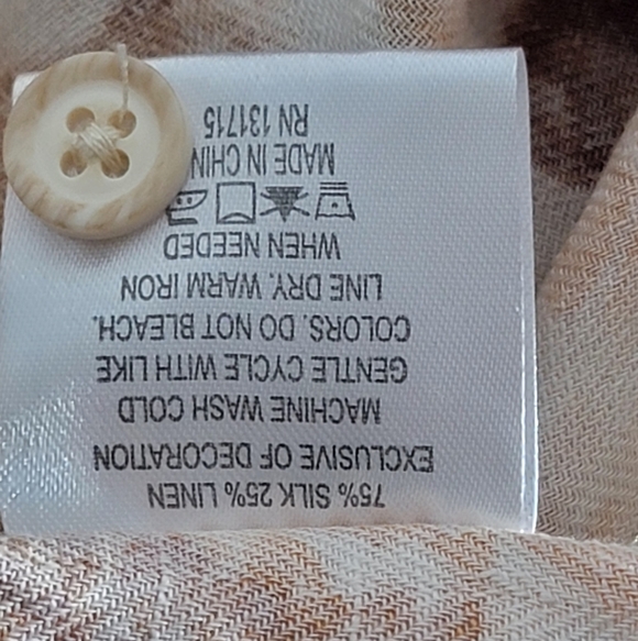 Margaritaville short sleeve button down silk linen blend hawaiian shirt size 2XL - Picture 9 of 9